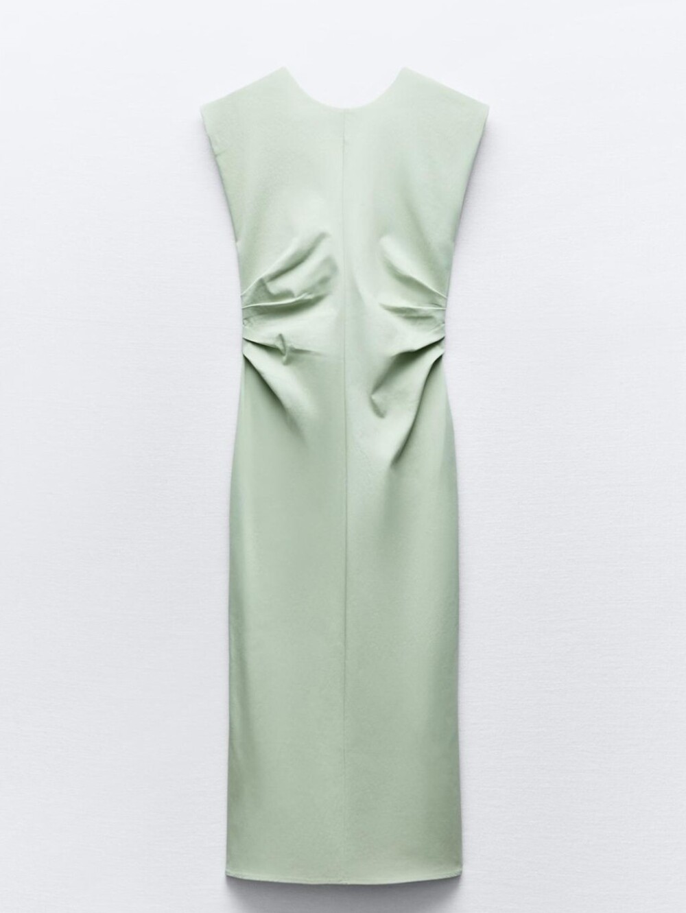 Zara Draped Midi Dress NWT *